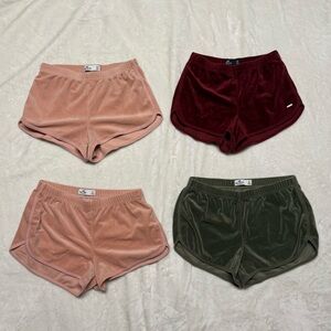 Hollister - Velvet Mini Shorts